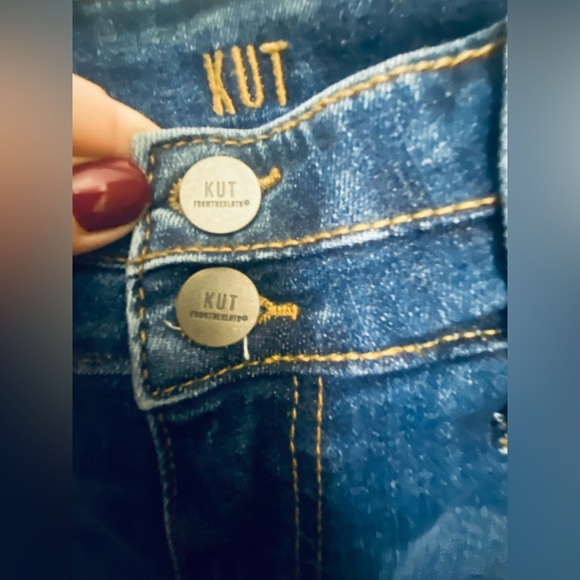 EUC Kut from the Kloth high rise toothpick skinny jeans size 4 - Picture 8 of 9